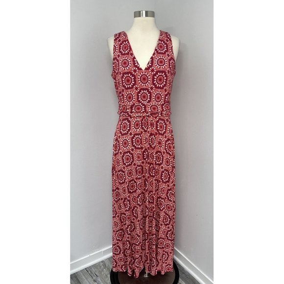 Boden Dresses & Skirts - Boden Sienna Jersey Maxi Dress Red Tile Womens Size US 10 R Sleeveless